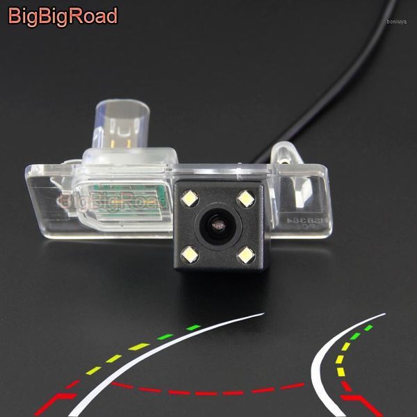 car rear view cameras& parking sensors bigbigroad intelligent dynamic trajectory tracks ccd camera for xe xfl f-pace 2021 night vision water